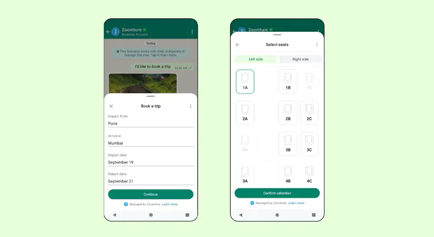 WhatsApp Alışverişinizi Kolaylaştıracak: Koltuğunuzu Dahi Seçebilirsiniz!