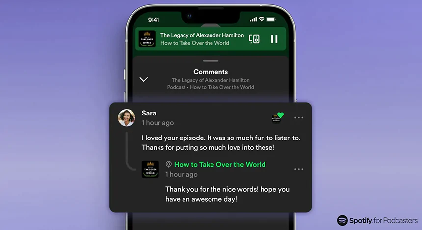 Podcast Keyfini Artıran Özellik: Spotify'da Yorum Dönemi Başlıyor!