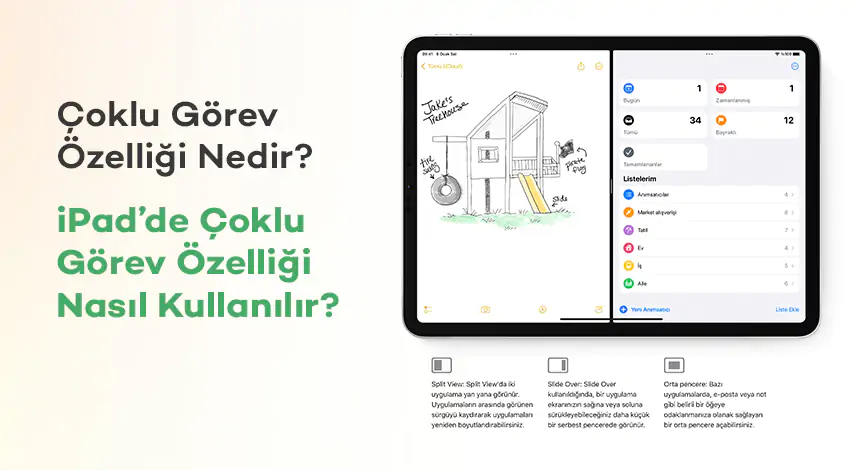 Çoklu Görev Özelliği Nedir? iPad’de Çoklu Görev Özelliği Nasıl Kullanılır?