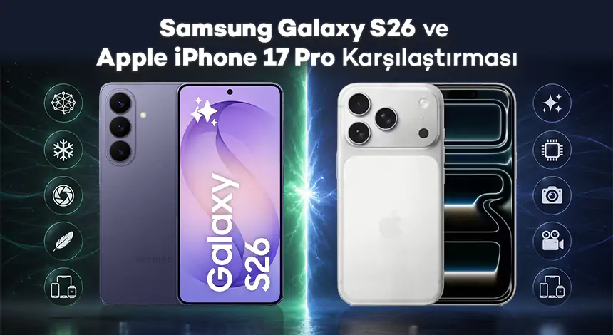 Samsung Galaxy S26 ve Apple iPhone 17 Pro Karşılaştırması