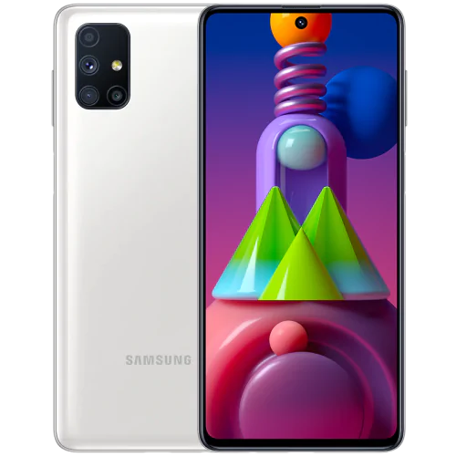 Yenilenmiş Samsung Galaxy M51 128 GB Beyaz - Görsel