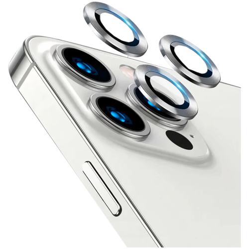 IPhone 12 PROMAX SAFİR KAMERA KORUMA LENSİ Gümüş - Görsel