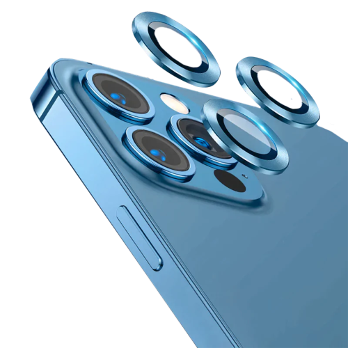 IPhone 14 PRO-14 PRO MAX SAFİR KAMERA KORUMA LENSİ Mavi - Görsel