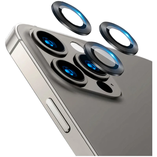 IPhone 14 PRO-14 PRO MAX SAFİR KAMERA KORUMA LENSİ Sİyah - Görsel