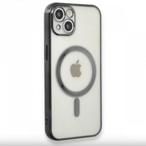 IPHONE 14 SİYAH LAZER MAGSAFE KILIF Siyah - Görsel
