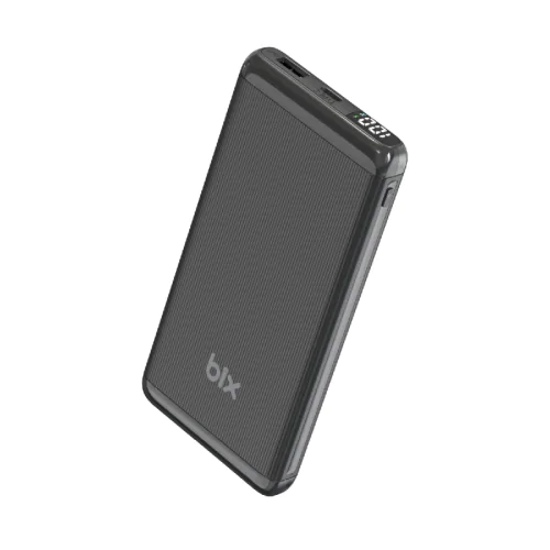 BİX BXPB11 10.000MAH LED GÖSTERGERLİ 20W PD &22.5W USB-A ÇİFT PORTLU POWERBANK Siyah - Görsel