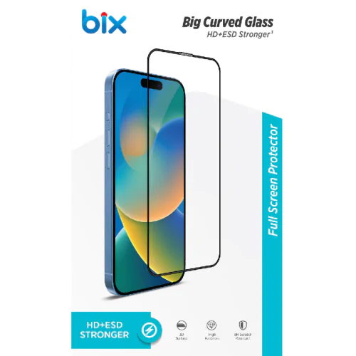 BİX IPHONE 11 9H KORUMALI TEMPERLİ EKRAN KORUYUCU Şeffaf - Görsel