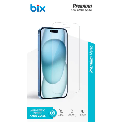 BİX IPHONE 14 PRO MAX FLEXİBLE NANO EKRAN KORUYUCU Şeffaf - Görsel