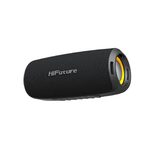 HİFUTURE GRAVİTY RGB BT 5.3 45W IPX7 TAŞINABİLİR STEREO BLUETOOTH HOPARLÖR Siyah - Görsel