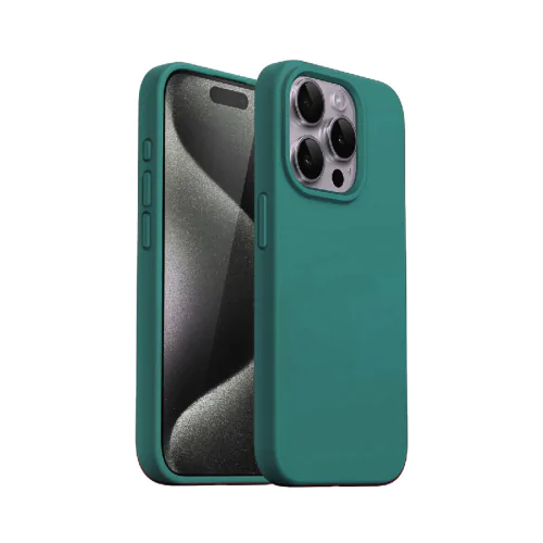 BİX IPHONE 15 MAGSAFELİ DARBEYE DAYANIKLI LANSMAN SİLİKON KILIF Yeşil - Görsel