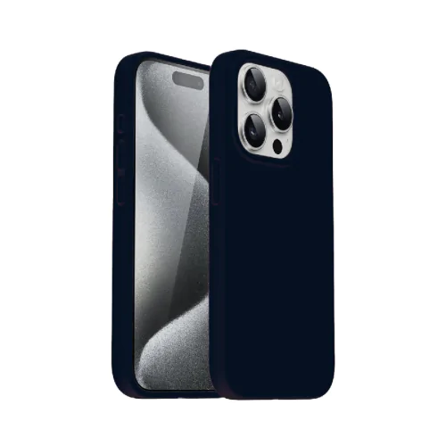 BİX IPHONE 15 MAGSAFELİ DARBEYE DAYANIKLI LANSMAN SİLİKON KILIF Siyah - Görsel