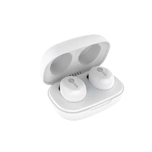 LECOO EW301 BLUETOOTH 5.0 KABLOSUZ TWS MİKROFONLU KULAK İÇİ KULAKLIK Beyaz - Görsel