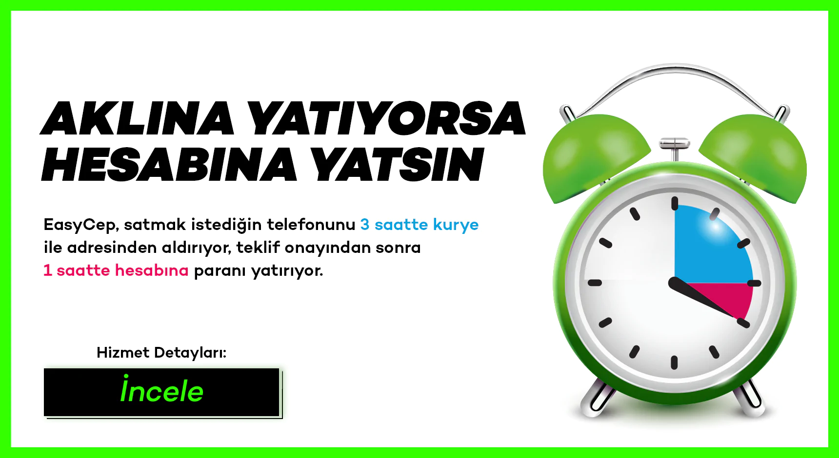 EasyCep Telefon Sat 1 Saatte Para Hesapta Aral k 2025 Kuponla